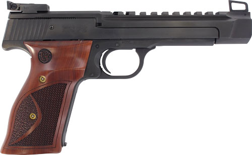 S&W 41-OR 22LR 5.5" HB AS - 10SH OPTICS READY BLUE WOOD - Image 2