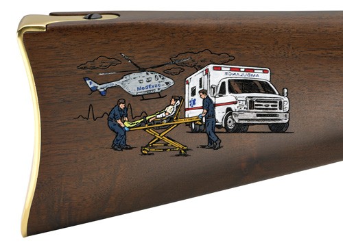 HENRY EMS TRIBUTE EDITION - 22S/L/LR 20" OCTAGON ENGRAVED - Image 2
