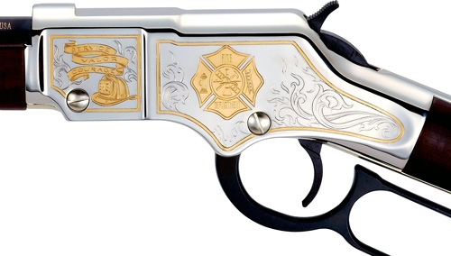 HENRY FIREFIGHTER TRIBUTE - 22S/L/LR 20" OCTAGON ENGRAVED - Image 2