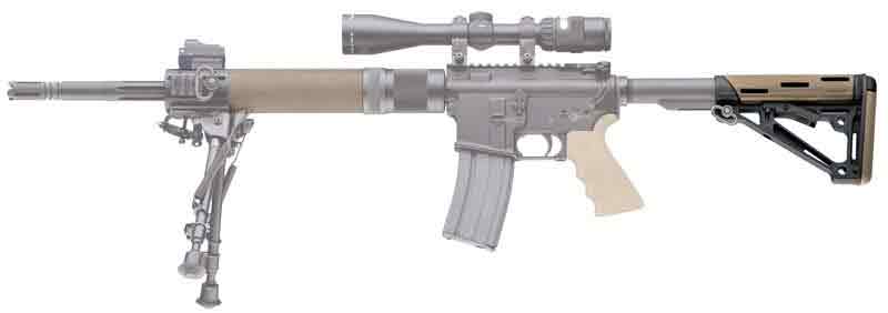 HOGUE AR-15 COLLAPSIBLE STOCK - FDE RUBBER COMMERCIAL - Image 3