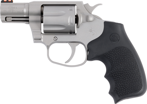 COLT COBRA 38SPL+P FS 2.1" 6RD - STAINLESS RUBBER GRIP RED FO - Image 2