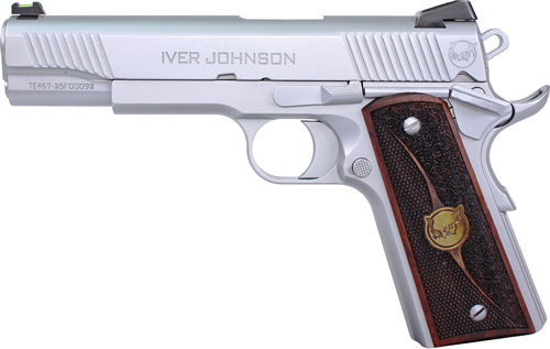 IVER JOHNSON EAGLE HC GEN2 - 1911 45ACP 8RD SATIN CHROME - Image 2