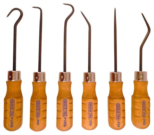 Grace USA Hook & Pick Set – Set of 6 Steel