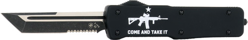 TEMPLAR KNIFE LARGE ZINC OTF - COME & TAKE IT AR 3.5" D2 SRTD - Image 2