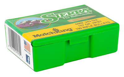SIERRA MATCHKING .243 107GR 100CT - Image 2