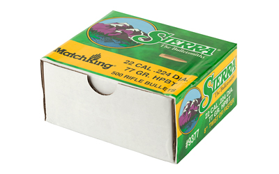 SIERRA MATCHKING .224 77GR 500CT - Image 3
