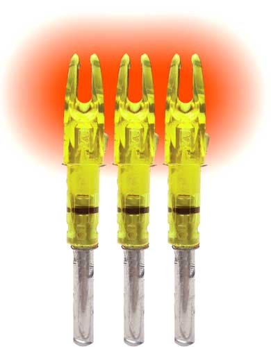 LUMENOK LIGHTED NOCK - SIGNATURE SERIES HD ORANGE 3PK - Image 2