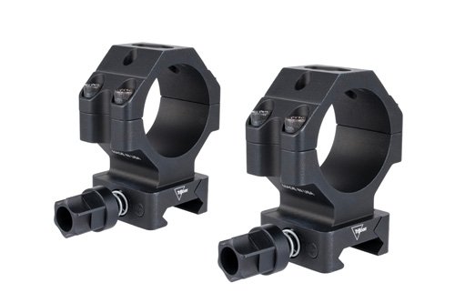 SCOPE RINGS W/ Q-LOC - BLACK, TALL, FITS 35MM TUBES, 1.3"H