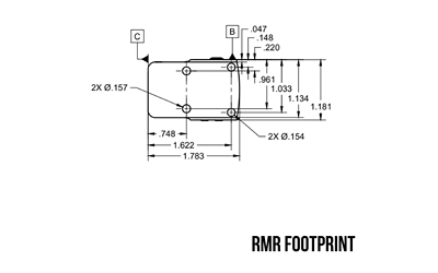 C&H EDC XL RD MULTI RETICLE 3MOA BLK - Image 4