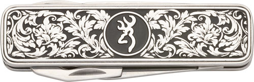 BROWNING KNIFE MORGAN FOLDER - MULTI FUNCTION SCROLL ENGRAVED - Image 2