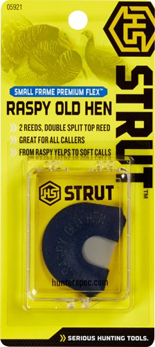 HS STRUT TURKEY CALL DIAPHRAGM - PREM FLEX RASPY OLD HEN SMALL - Image 2