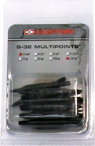 EASTON MULTI POINTS 125 GRAIN - 17/64" 12 PACK FIELD POINTS - Image 3
