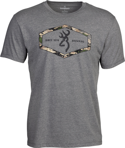 BROWNING SS T-SHIRT BROWNING - HEXLOCK HEATHER GRAY XXLARGE - Image 2