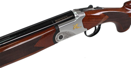 IVER JOHNSON 600LW O/U 12GA 3" - 30"VR SILVER BLACK WALNUT - Image 2